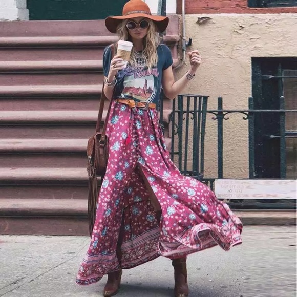 5⭐️Fave 💕Gypsy Skirt - Picture 1 of 9